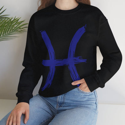 Pisces BrushStroke Sweatshirt - Elemental Edition - Water