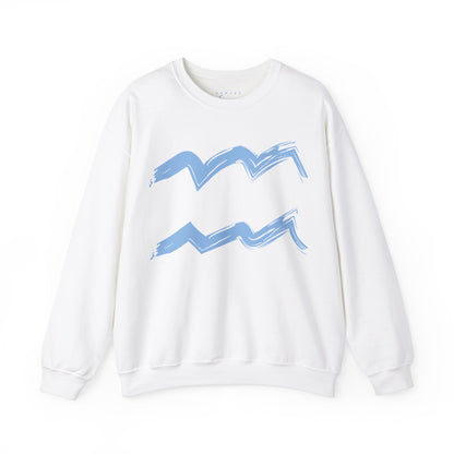 BrushStroke Aquarius Sweatshirt - Elemental Edition - Air