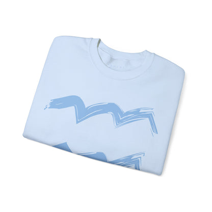 BrushStroke Aquarius Sweatshirt - Elemental Edition - Air