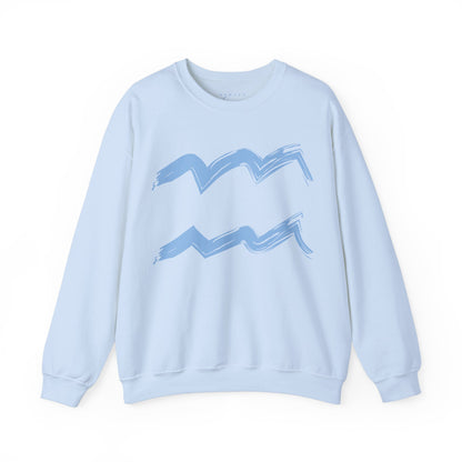 BrushStroke Aquarius Sweatshirt - Elemental Edition - Air