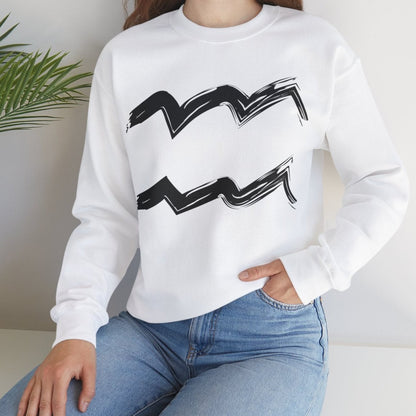 Aquarius BrushStroke Sweatshirt