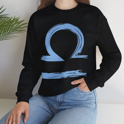 Libra BrushStroke Sweatshirt - Elemental Edition - Air