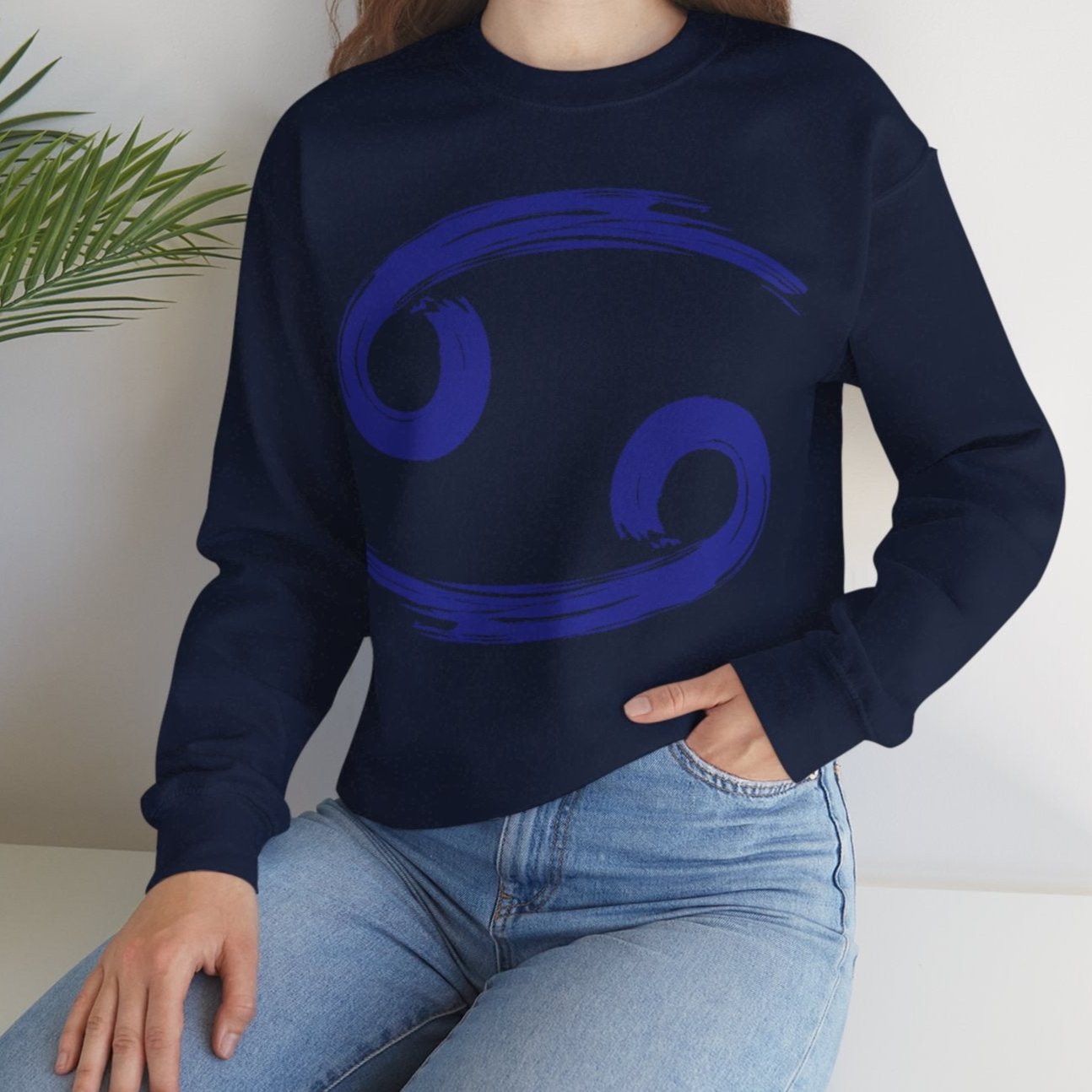 Cancer BrushStroke Sweatshirt - Elemental Edition - Water