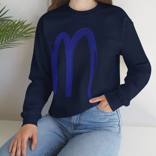 Scorpio BrushStroke Sweatshirt - Elemental Edition - Water