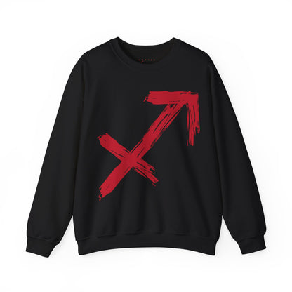 Sagittarius BrushStroke Sweatshirt - Elemental Edition - Fire