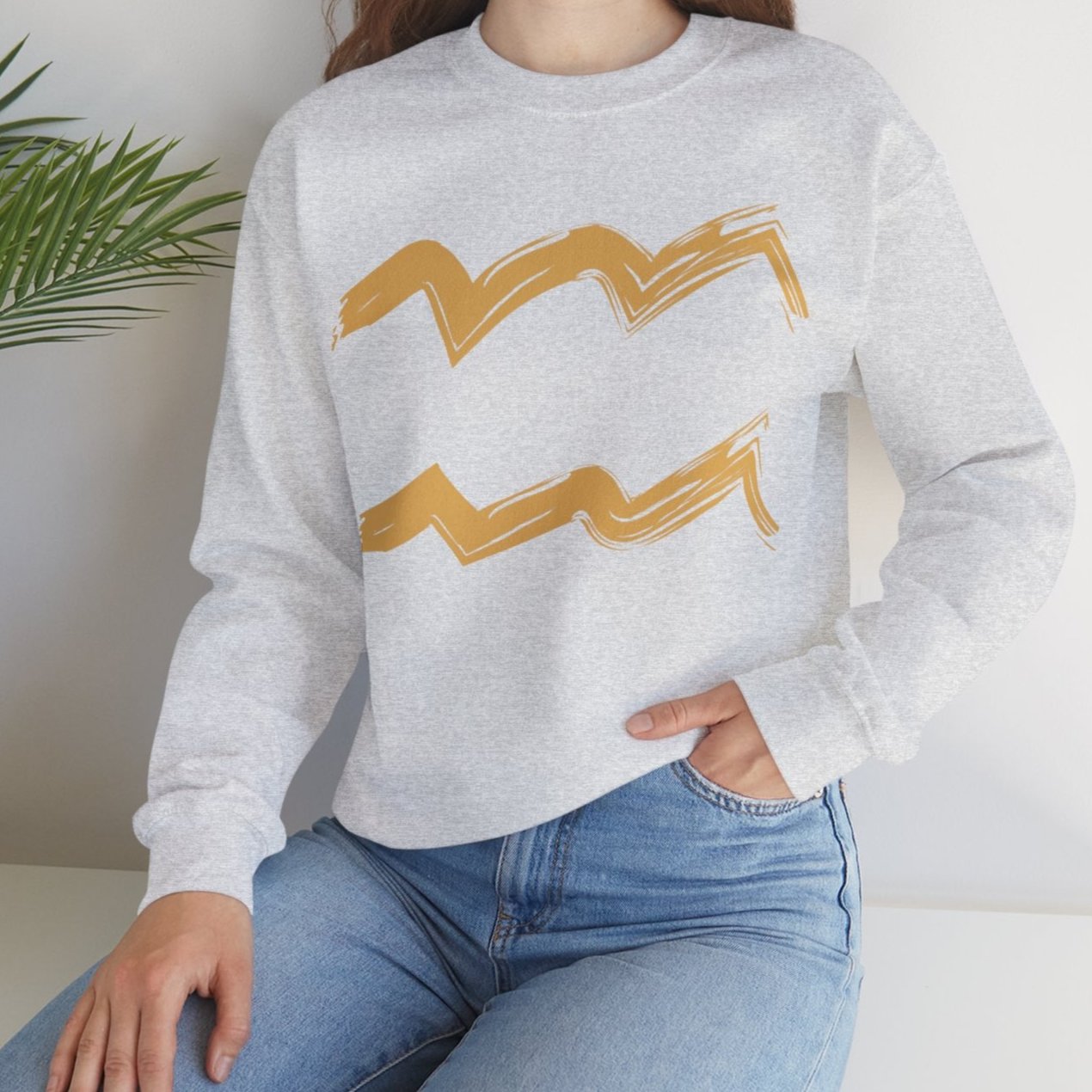 Aquarius BrushStroke Sweatshirt