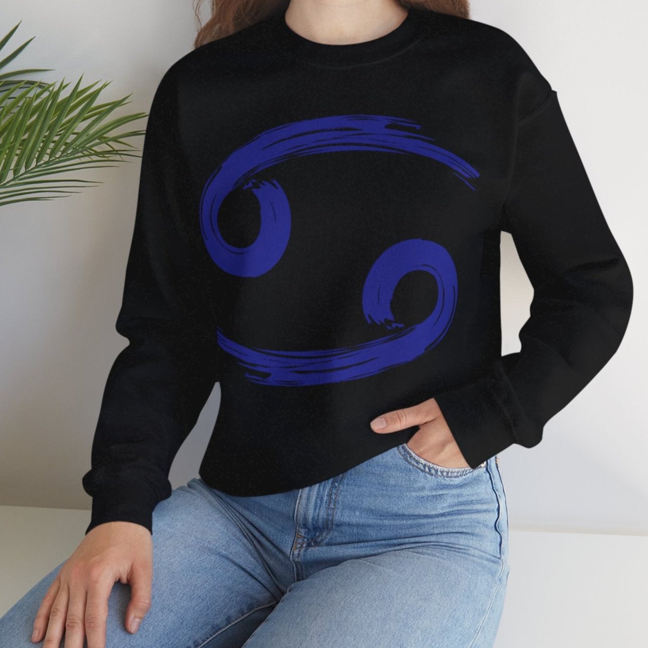 Cancer BrushStroke Sweatshirt - Elemental Edition - Water