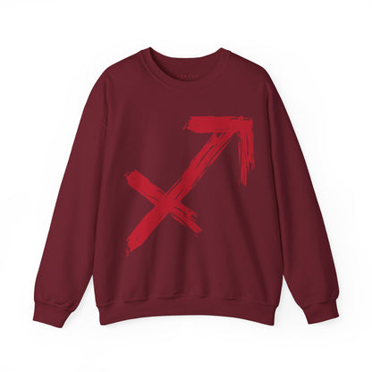 Sagittarius BrushStroke Sweatshirt - Elemental Edition - Fire