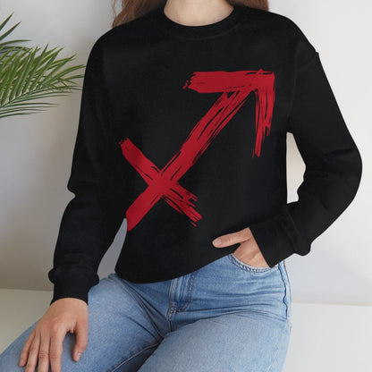 Sagittarius BrushStroke Sweatshirt - Elemental Edition - Fire