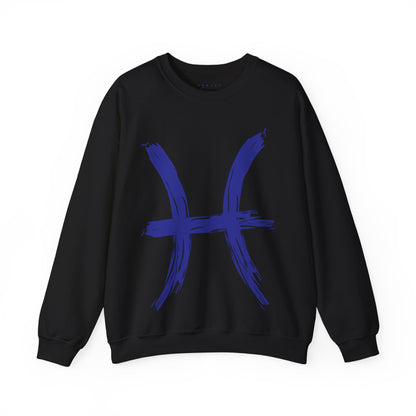 Pisces BrushStroke Sweatshirt - Elemental Edition - Water