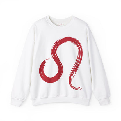 Leo BrushStroke Sweatshirt - Elemental Edition - Fire