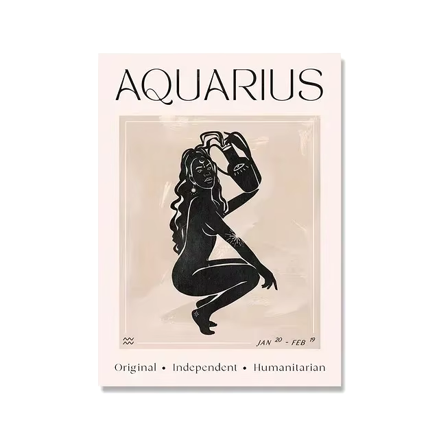 Aquarius Goddess Wall Art