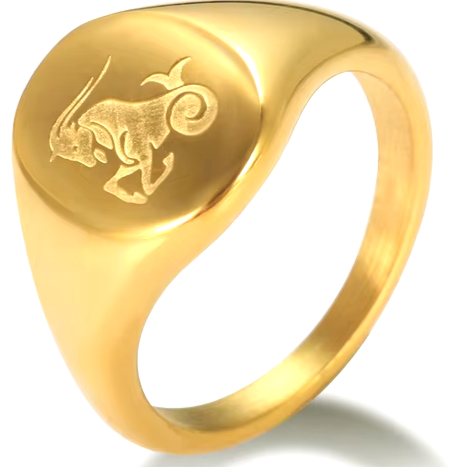 Capricorn Insignia Ring