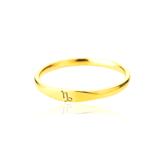 Capricorn Serenity Ring