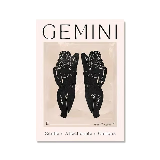 Gemini Goddess Wall Art