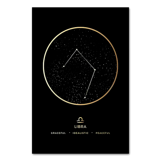 Libra Starlight Wall Art