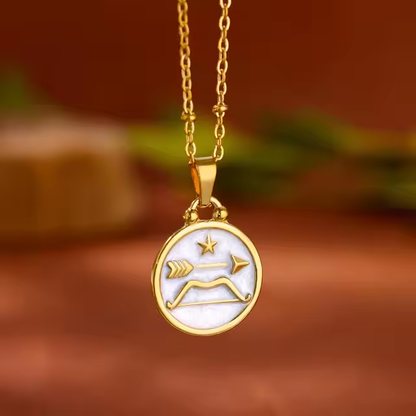 Sagittarius Ivory Pendant