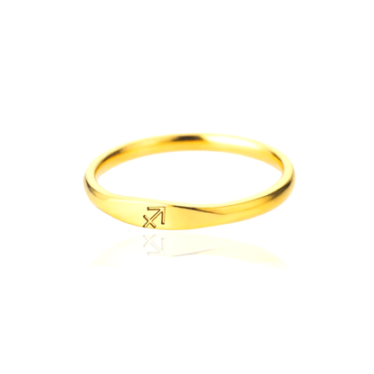 Sagittarius Serenity Ring