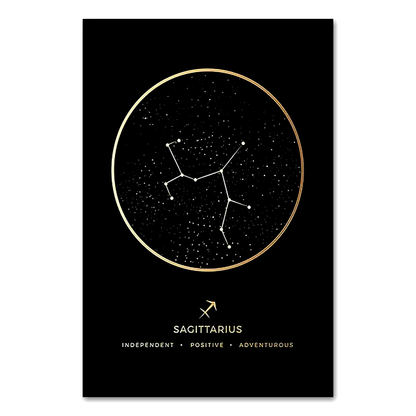 Sagittarius Starlight Wall Art