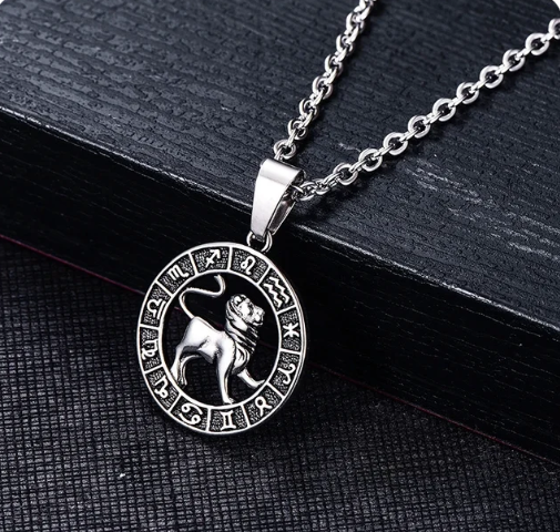 Leo Ecliptic Zodiac Pendant