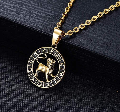 Leo Ecliptic Zodiac Pendant