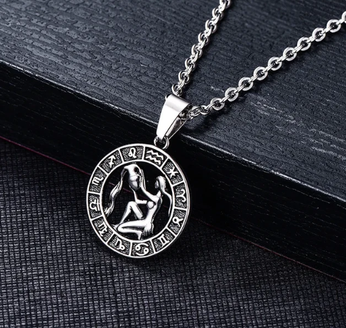 Aquarius Ecliptic Zodiac Pendant