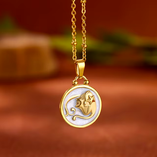 Virgo Ivory Pendant